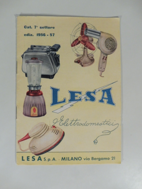 Lesa elettrodomestici. Catalogo pubblicitario
